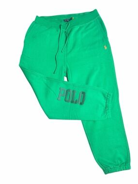 Ralph Lauren Green Polo Logo Joggers